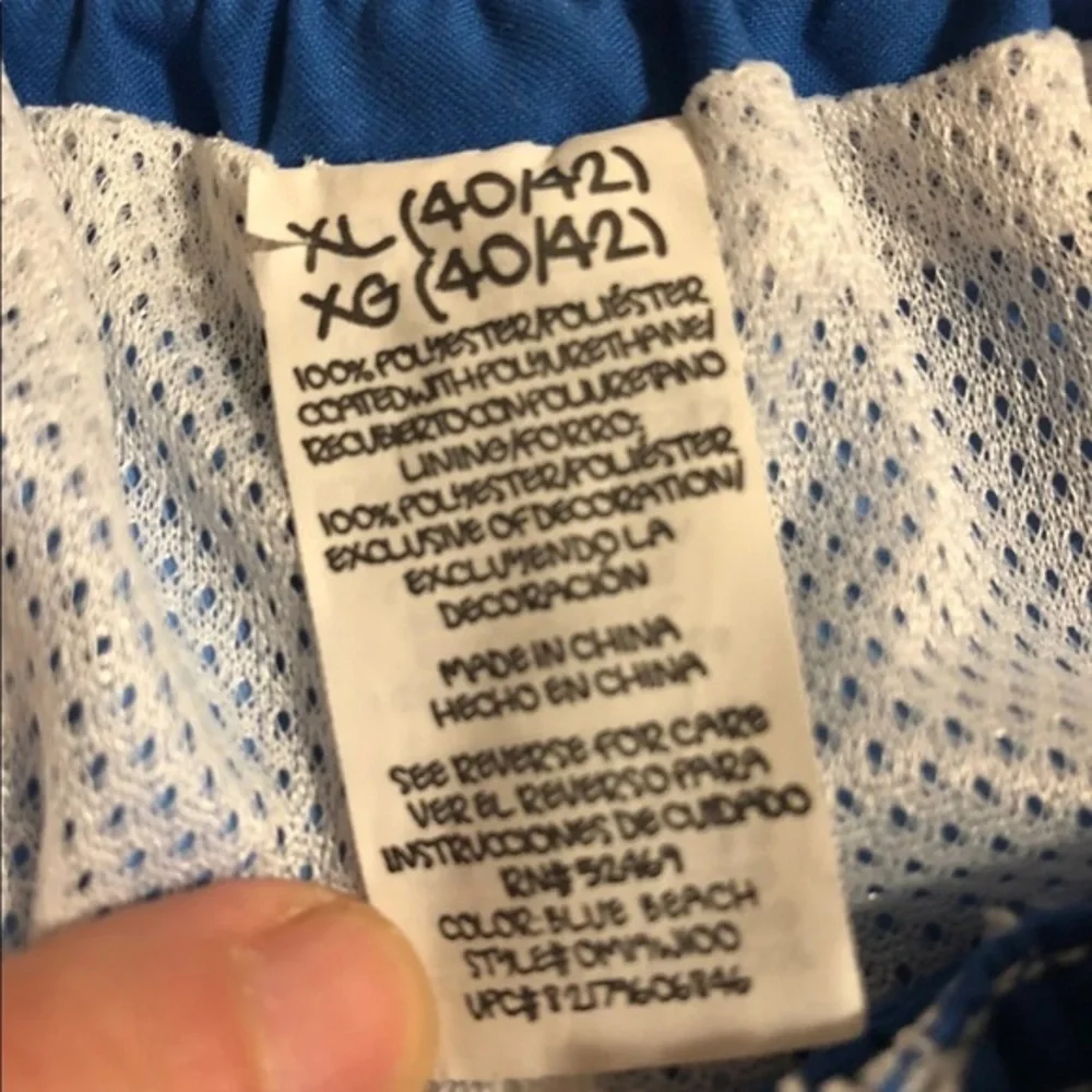 Blue XL‎ Mens Swim Trunks